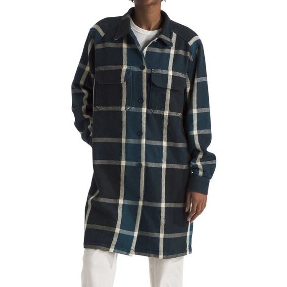 The North Face Valley Twill Utility Coat Size XS Womens Midnight Petrol Blue - Picture 2 of 16